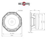  LOA RỜI 2 TẤC B&C SPEAKERS 8FW51 