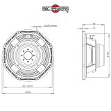  LOA RỜI 2 TẤC B&C SPEAKERS 8MDN51 