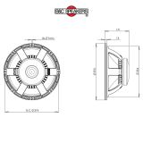 LOA RỜI 4 TẤC B&C SPEAKERS 15PS76