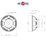 LOA RỜI 4 TẤC B&C SPEAKERS 15RBX100
