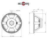 LOA RỜI 5 TẤC B&C SPEAKERS 18TBX100