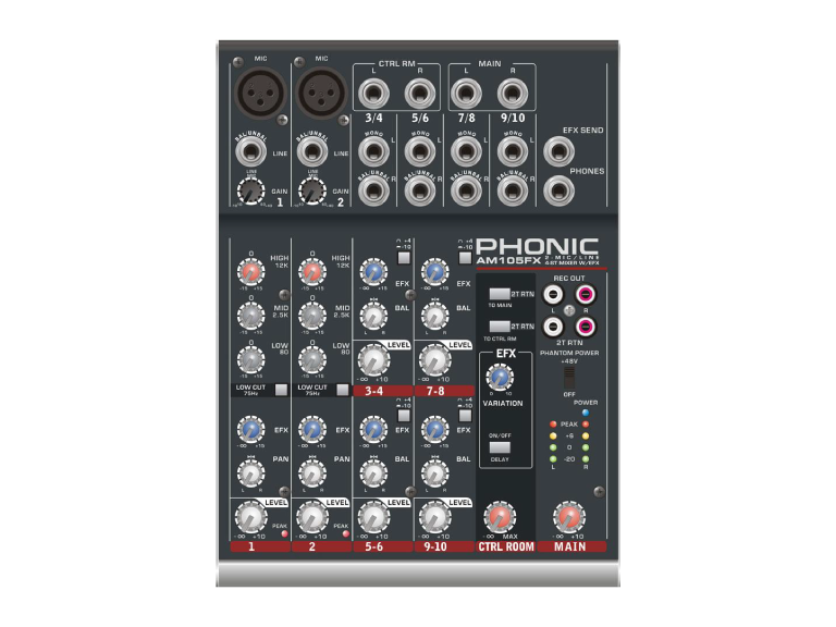  MIXER ANALOG PHONIC AM105FX 