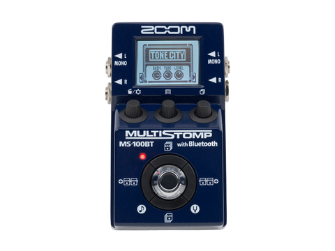 PEDAL GUITAR BLUETOOTH ZOOM MS 100BT