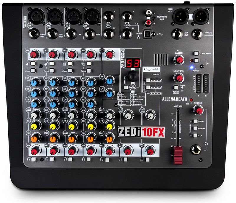  MIXER ANALOG ALLEN & HEATH ZEDi10FX 