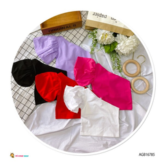 [XẢ KHO] Áo thun lệch vai tay phồng AGB16785