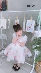 Đầm công chúa Elsa dễ thương cho bé gái dịp Noel Tết DGB292504