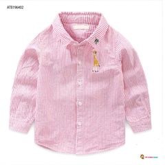 [XẢ KHO] Áo sơ mi hươu dễ thương cho bé trai ATB196523