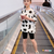 [XẢ KHO] Bộ quần áo bé gái Bò Sữa quần legging BXG024