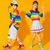 Set cầu vồng Hiphop cho bé trai & bé gái mang đôi, làm đồng phục nhảy BXG652
