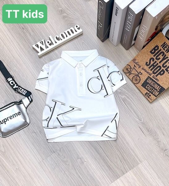 [XẢ KHO] Áo thun cổ trụ C.K dễ thương cho bé trai ATB196913