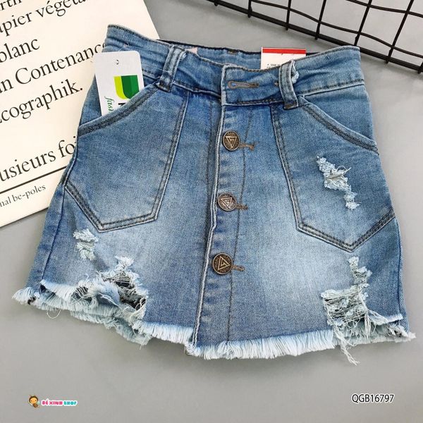 Chân váy jean Rách Thời trang có quần bên trong vải đẹp  chân váy bò rách  hot trend OR1410  Shopee Việt Nam