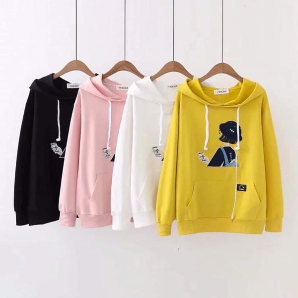 [XẢ KHO] Áo hoodie NÓN IN CÔ GÁI  AGB16799