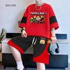 Bộ thun phối màu MineCraft dễ thương cho bé trai BXG1501