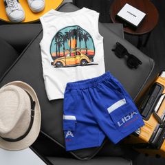 [XẢ KHO] Bộ sát nách LA cho bé trai ngày hè BTB25926