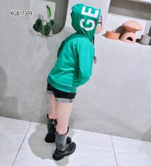 Áo khoát nón in chữ dễ thương cho bé gái KGB17309