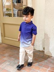 [XẢ KHO] Áo thun cổ trụ loang màu dễ thương cho bé trai ATB196862
