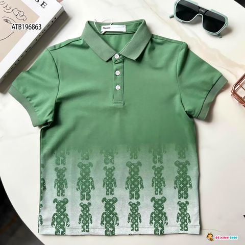 [XẢ KHO] Áo thun cổ trụ loang màu dễ thương cho bé trai ATB196862