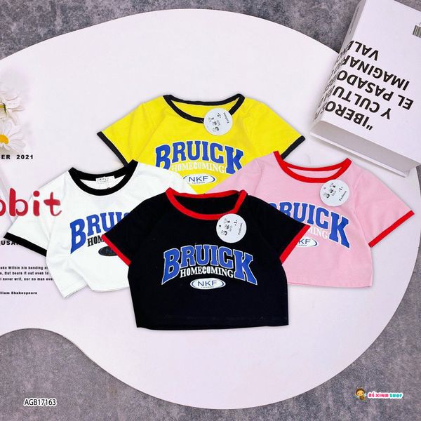 [XẢ KHO] Áo Croptop BRUICK dễ thương cho bé gái AGB17163
