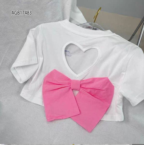 Áo croptop nơ sau dễ thương cho bé gái phối đồ AGB17483