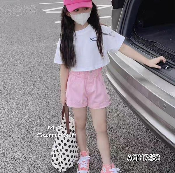 Áo croptop nơ sau dễ thương cho bé gái phối đồ AGB17483