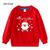 Áo thun cotton dài tay Noel dễ thương cho bé trai & bé gái ATB197028