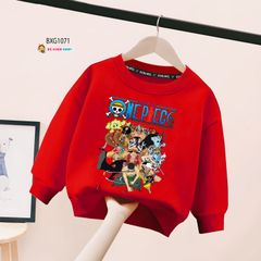 Áo dài tay thu đông in hình 3D dễ thương cho bé trai BXG1068