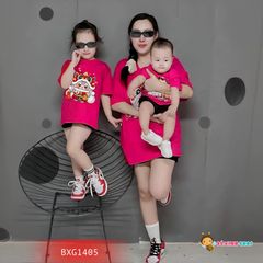Áo thun đồng phục Gia đình BabyThree cho bé trai, bé gái, bố mẹ BXG1402