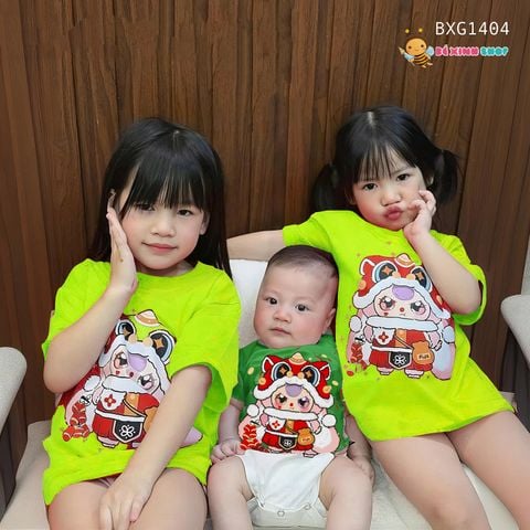 Áo thun đồng phục Gia đình BabyThree cho bé trai, bé gái, bố mẹ BXG1402