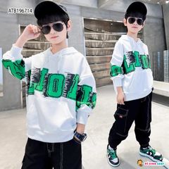 Áo Hoodie in chữ LION dễ thương cho bé trai ATB196714