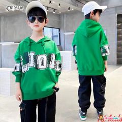 Áo Hoodie in chữ LION dễ thương cho bé trai ATB196714