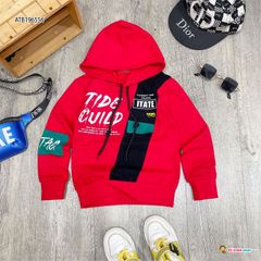 [XẢ KHO] Áo hoodie chữ phối màu dễ thương cho bé trai ATB196554