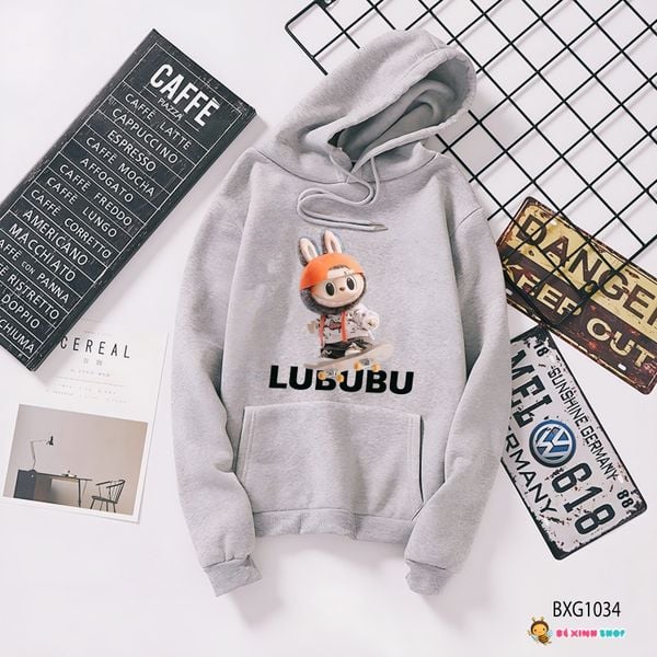 Áo hoodie Labubu dễ thương cho bé trai & bé gái BXG1032