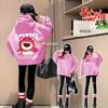 Áo Hoodie in gấu dâu LOTSO dễ thương cho bé trai & bé gái Mùa Thu BXG634