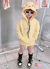 Áo Hoodie nón thú dễ thương cho bé gái AGB17173