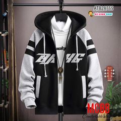Áo khoác tay raplang thêu chữ BHKG cực ngầu cho bé trai ATB28755