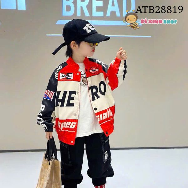 Áo khoác bomber HERO dễ thương cho bé trai ATB28819
