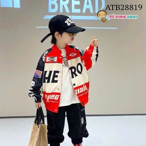 Áo khoác bomber HERO dễ thương cho bé trai ATB28819