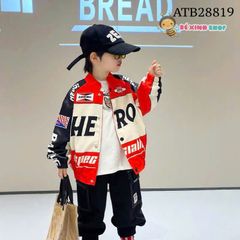 Áo khoác bomber HERO dễ thương cho bé trai ATB28819