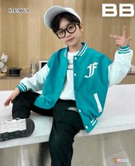 [XẢ KHO] Áo khoát Bomber caro dễ thương cho bé trai KTB196617