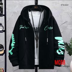 Áo khoát da cá in chữ dễ thương cho bé trai BTB28481