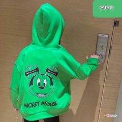 Áo khoát nón Mặt cười Mickey dễ thương cho bé gái KGB17157