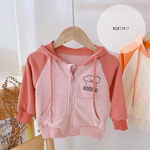 Áo khoát nón POODLE dễ thương cho bé trai & bé gái KGB17417