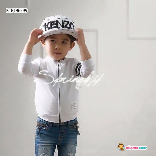 [XẢ KHO] Áo khoát thể thao phối sọc dễ thương cho bé trai & bé gái KTB196599