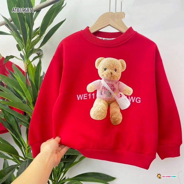 Áo dài tay Noel gia đình dễ thương cho bé trai & bé gái Mùa Giáng Sinh ATB196811