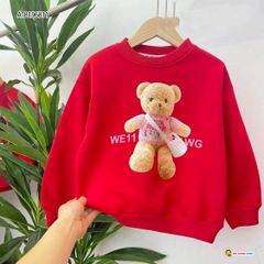 Áo dài tay Noel gia đình dễ thương cho bé trai & bé gái Mùa Giáng Sinh ATB196811