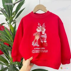 Áo dài tay Noel gia đình dễ thương cho bé trai & bé gái Mùa Giáng Sinh ATB196811