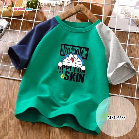 [XẢ KHO] Áo thun raplang DOREMON dễ thương cho bé trai ATB196687