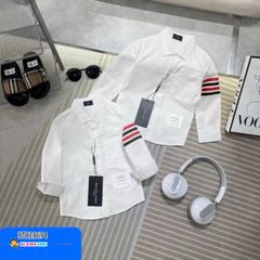 Áo sơ mi tay dài phối sọc phối sọc màu dễ thương cho bé trai BTB28694