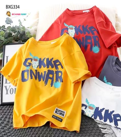 [XẢ KHO] Áo thun IN CHỮ dễ thương cho bé trai BXG334