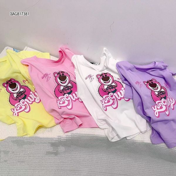 Áo thun in hoạt hình dễ thương cho bé gái AGB17381